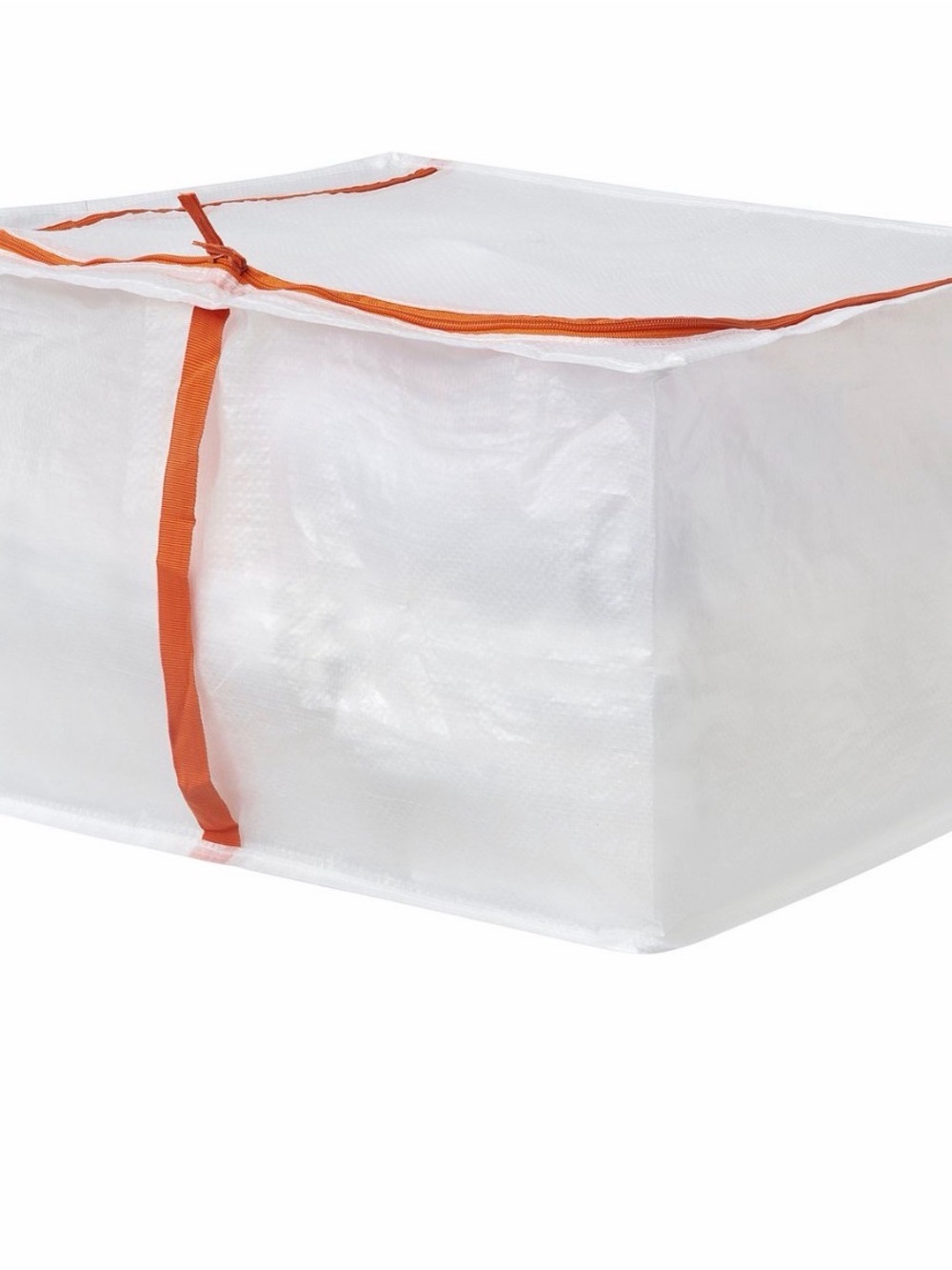 Ilea brand new parkla storage case bag , white , 21” 3/4x19 1/4x11 3/4” inches